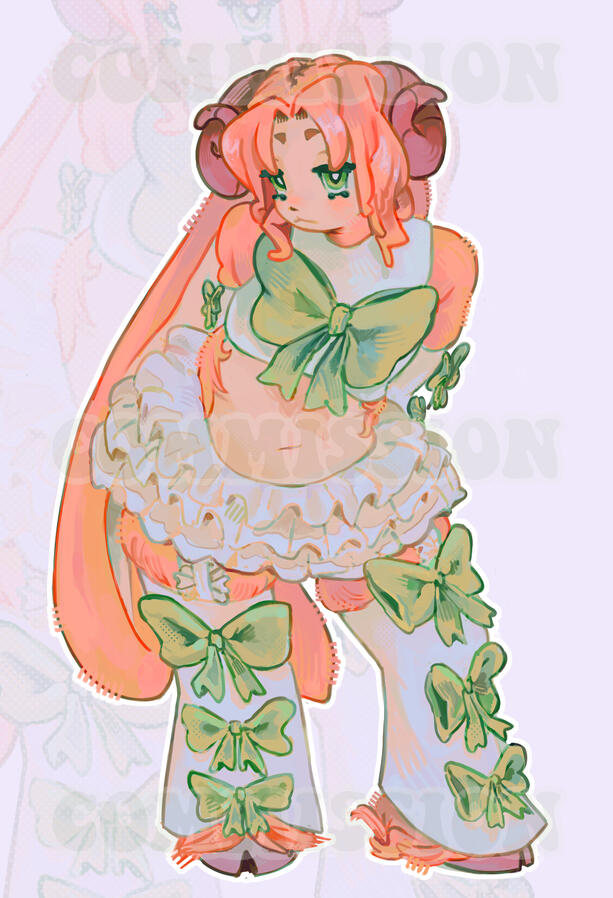 Chibi commission for @ghostshaarks